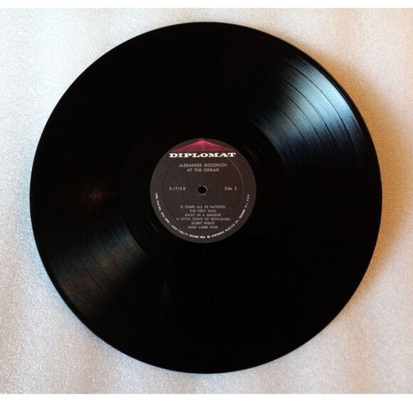 Organ And Chimes Christmas Favorites LP Diplomat Alexander Goodrich At The Organ - Picture 4 of 4